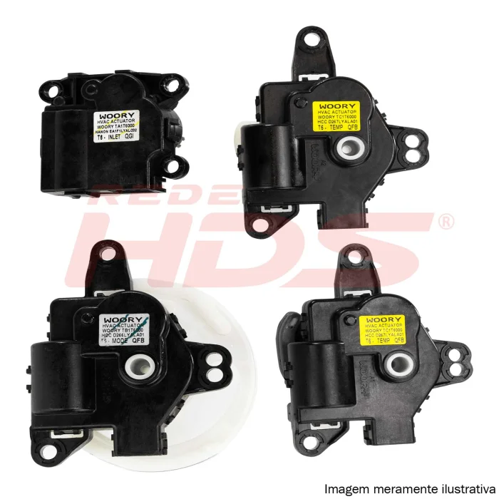 Motor Atuador para Ford Ranger 2012 a 2021 (Kit com 4 Peças)