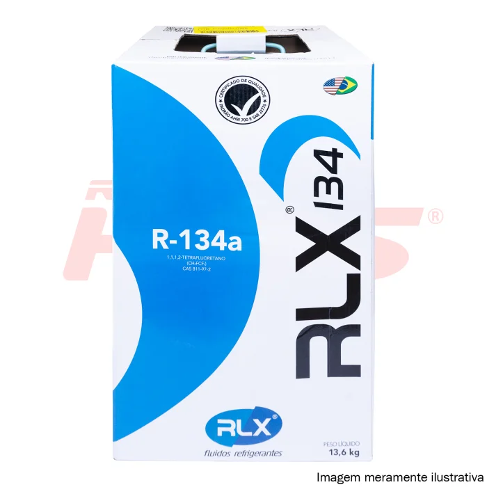Gás Refrigerante R134A (RLX) (9002) - Botija 13,6Kg