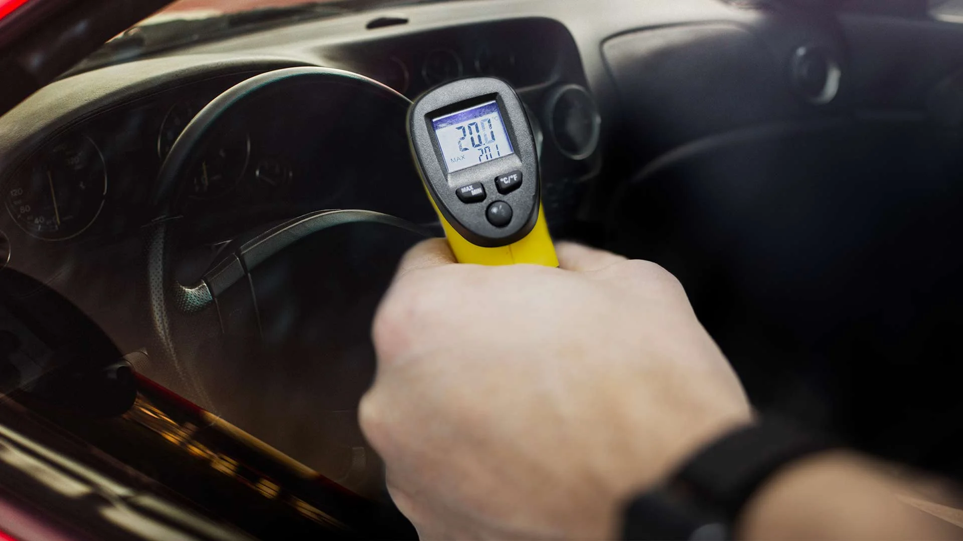Medindo a temperatura do seu AC Automotivo