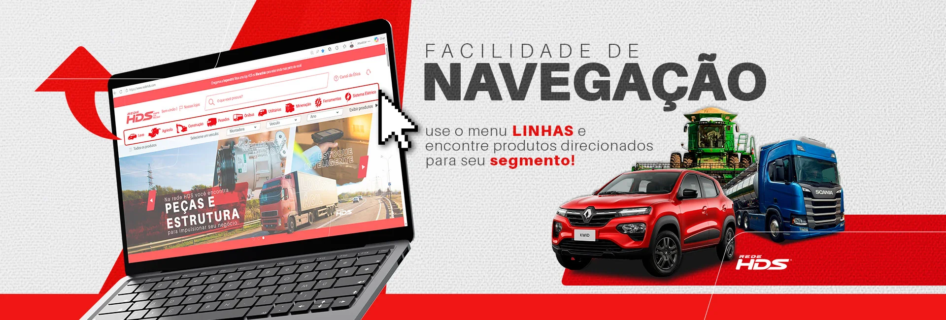 Variedade de produtos