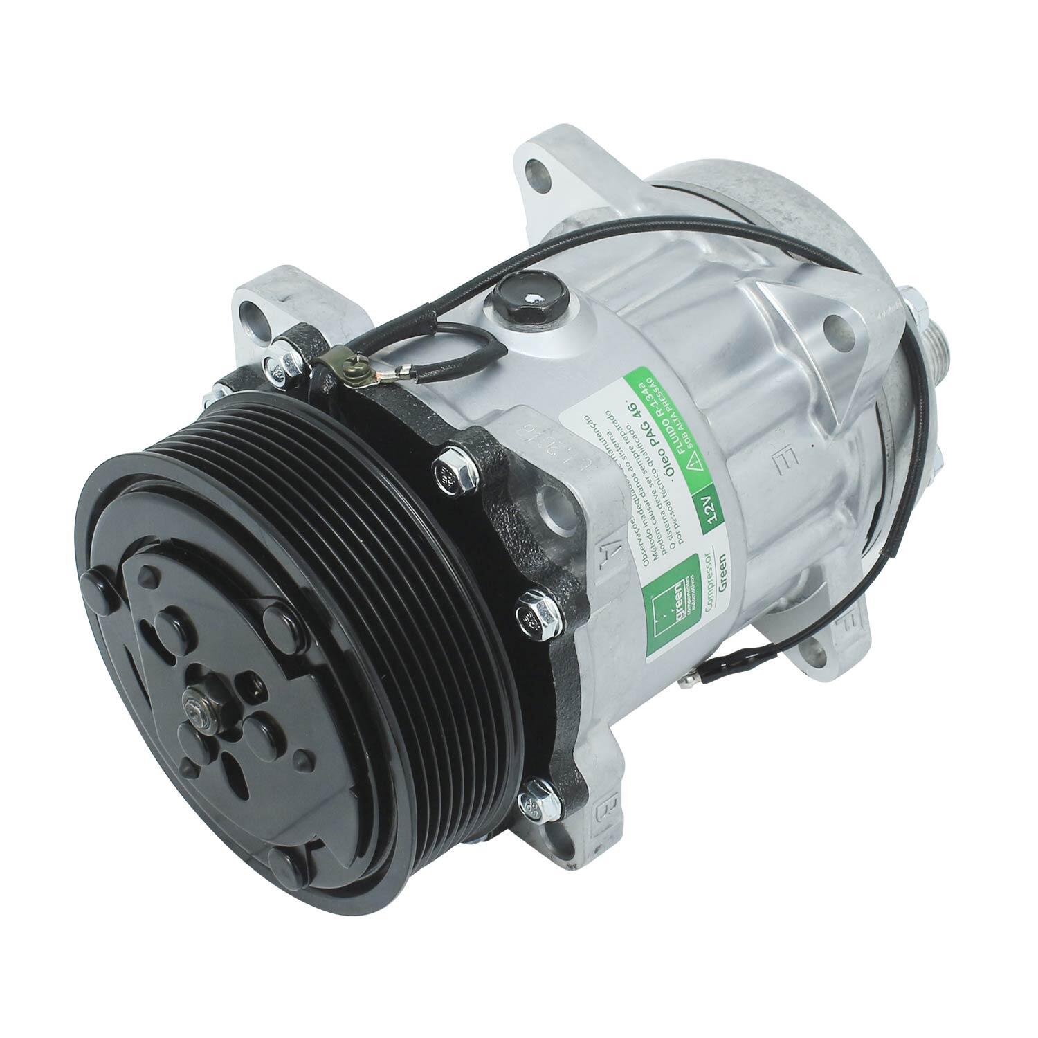 Compressor de Ar Condicionado Universal 7H15 8Pk 12V (Green