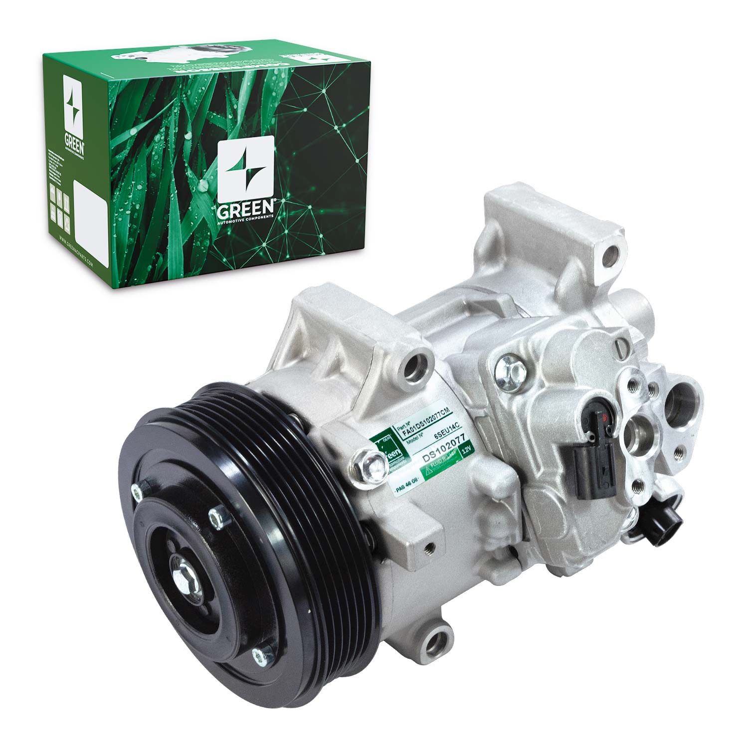 A/C Compressor Toyota Corolla 2011-14 2 Sensor (GREEN)