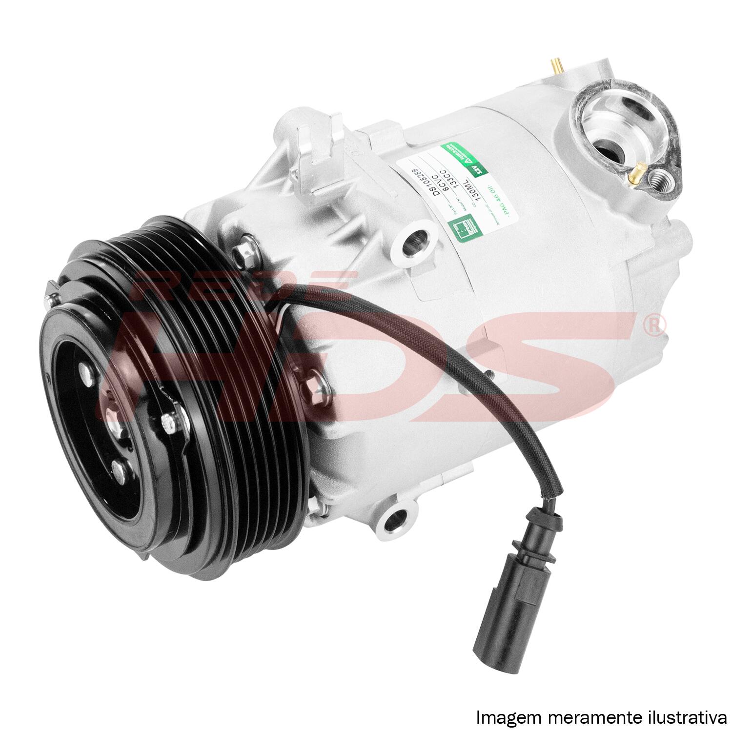 A/C Compressor 12V Volkswagen Fox, Polo, SpaceFox...GREEN