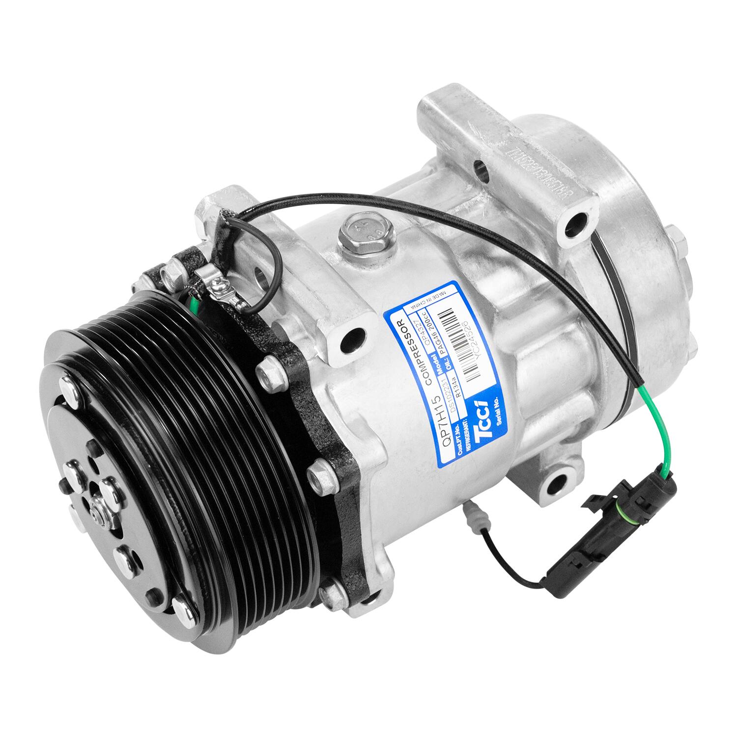 Compressor Ac Sanden Universal 7H15 8Pk 24V Flex 4Fix (Tcci