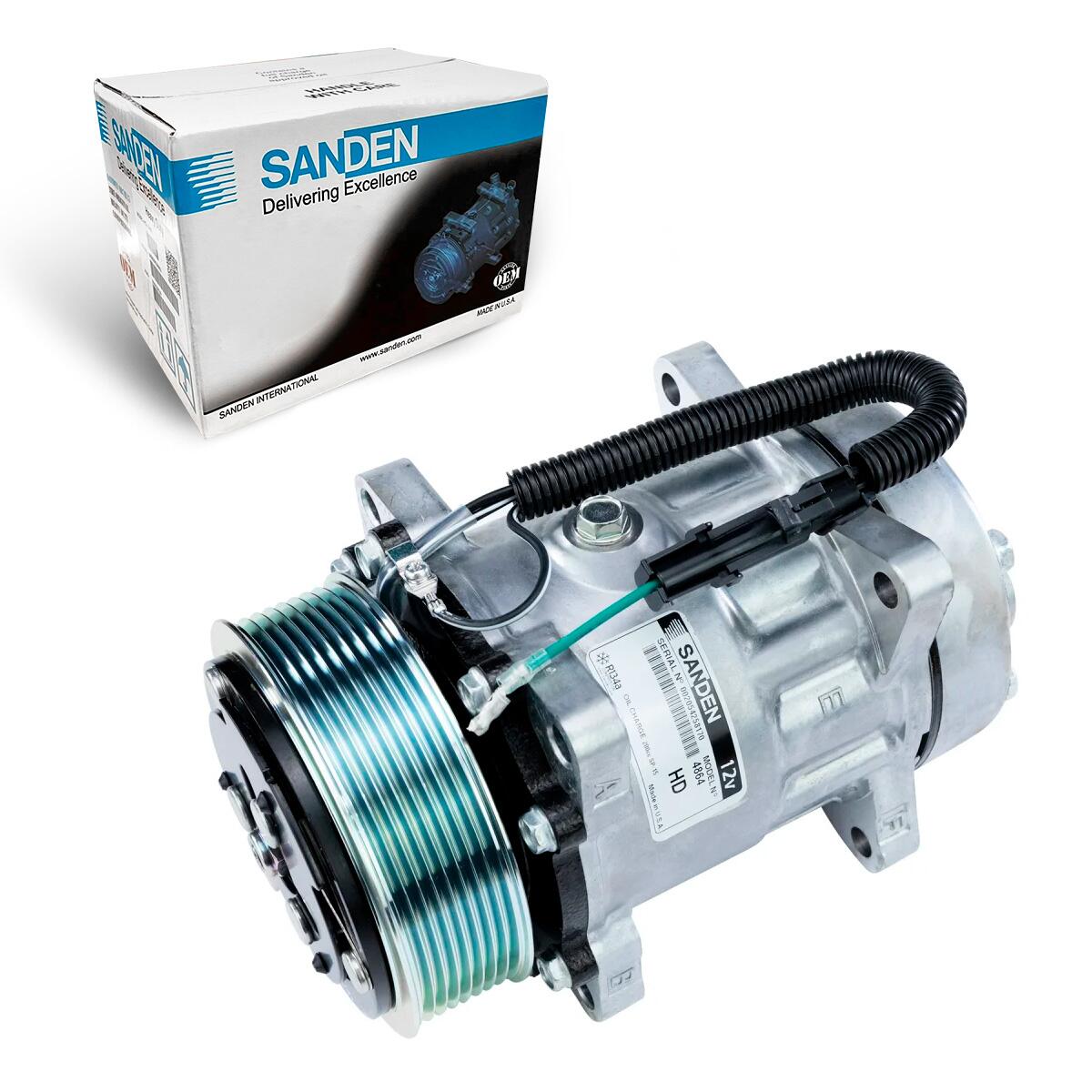 Compressor de Ac Universal 7H15 8Pk 12V 8 Fixações (Oem) | Qualy Air