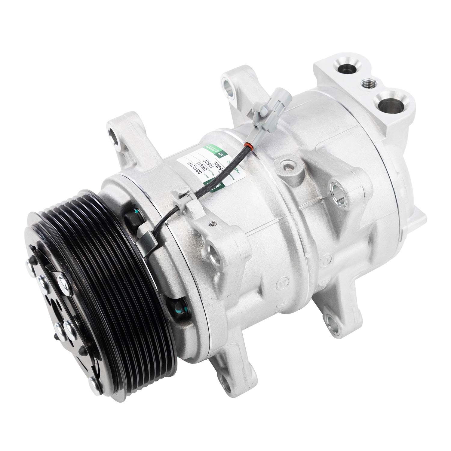 Compressor Ac Dks17 8Pk 8Fix P/ Pá Carregadeira Xcmg (Green