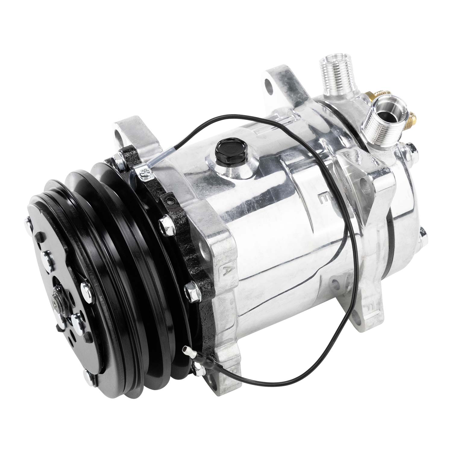 Compressor de Ac Universal 5H14 2V 12V 8Fix Vertical 8/10 | Qualy Air