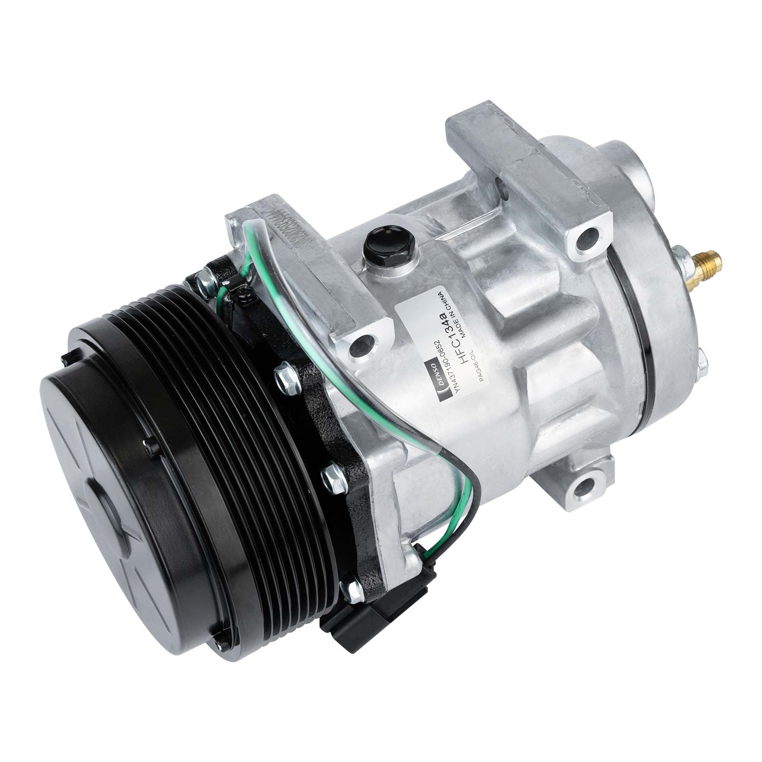 【ぴょんすけ】 Compressor Dn 7H15 P/ Caterpillar Escavadeira 321D (Denso) | Qualy Air