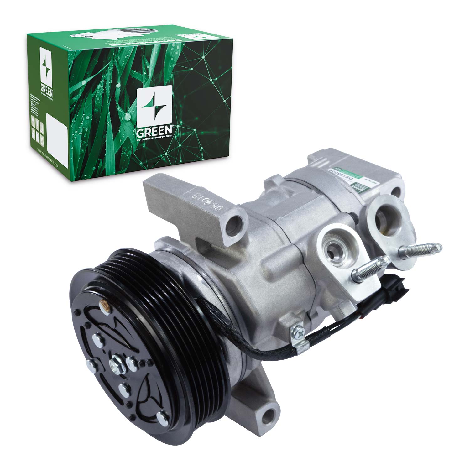 Compressor de Ac 10Sre13C 12V P/ Ka 1.0 2014 a 2020 (Green