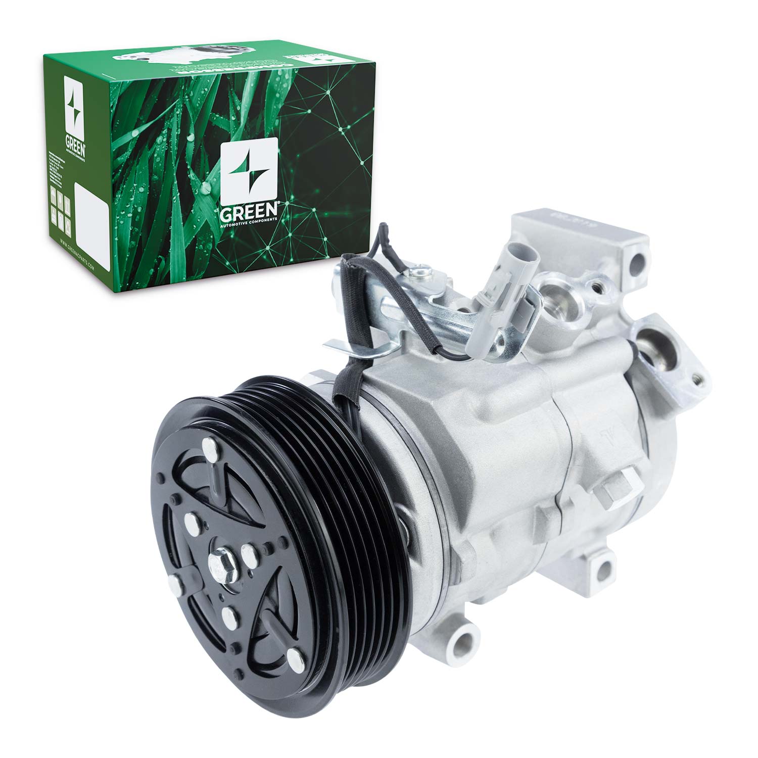 Compressor de Ac P/ Toyota Yaris 2018 a 2021 10Sre11C(Green