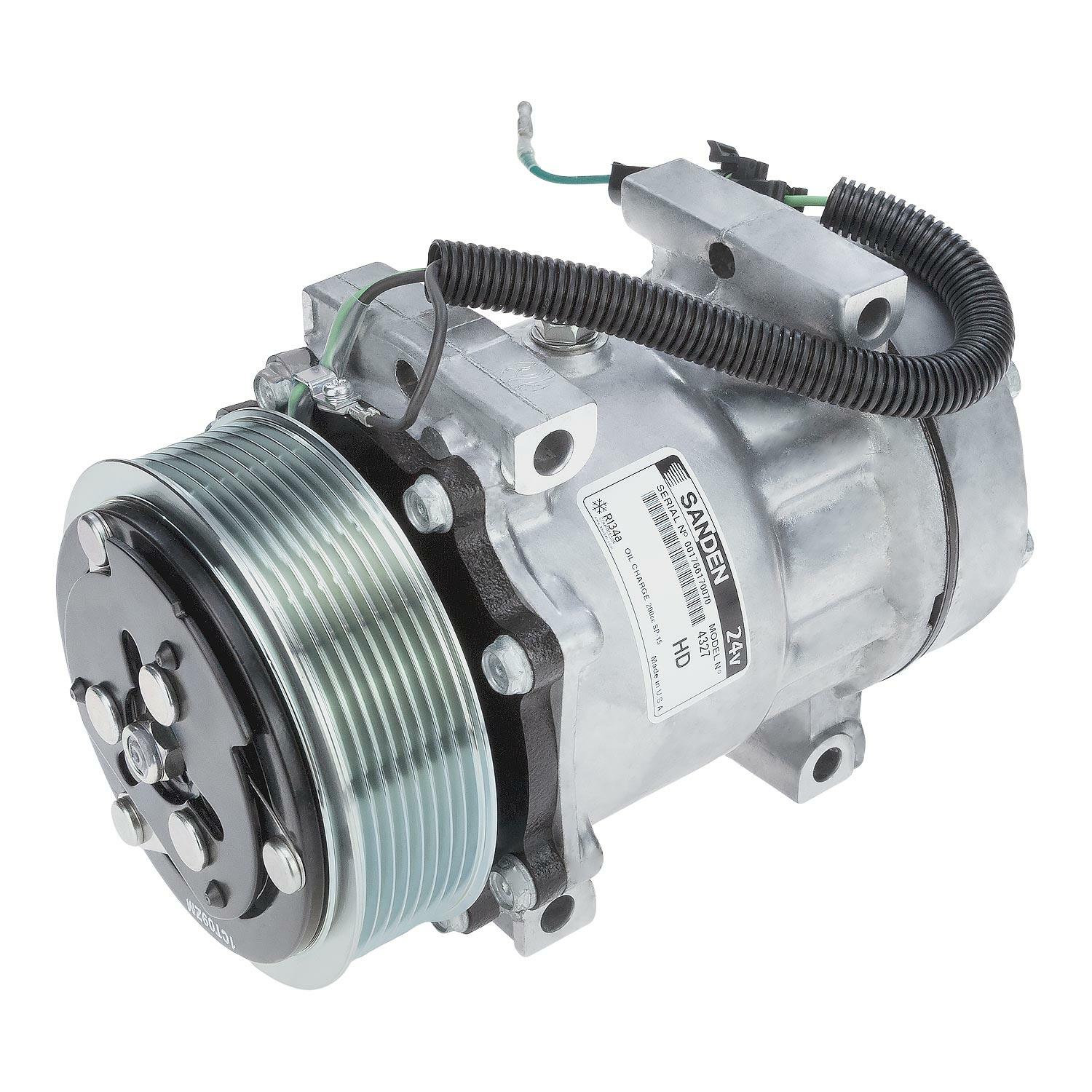 Compressor de Ac Sanden Universal 7H15 8Pk 24V Flex 4 F(Oem) | Qualy Air