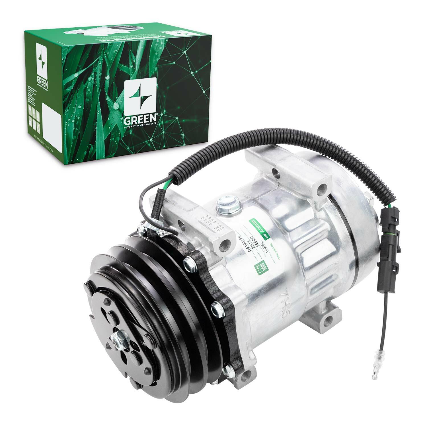Compressor de Ac Universal 7H15 Polia 2V 24V Flex (Green) | Qualy Air