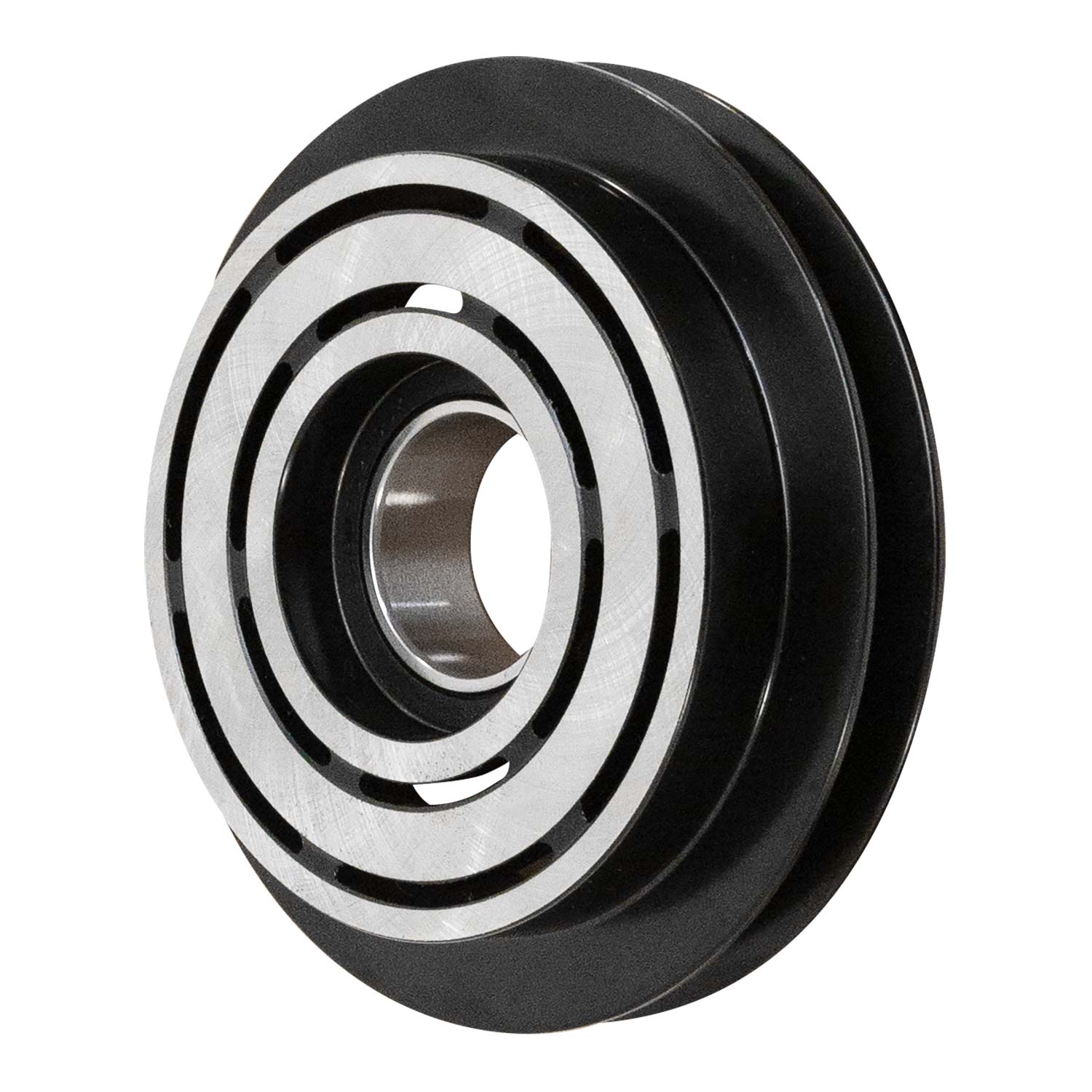 Polia 1A P/ Compressor Ac Sanden 7H15 Retroescavadeira Case