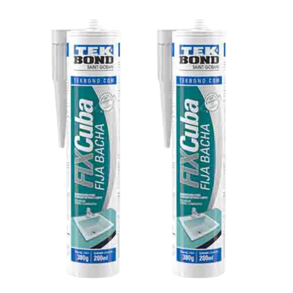Adesivo Fixcuba 380g Tekbond Kit c 2 unidades