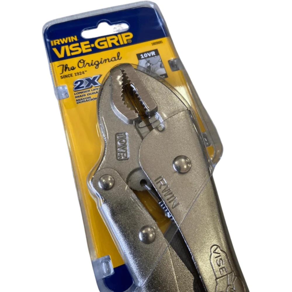 Alicate de Pressão 10" Vise Grip 10VR Curvo e Reto Irwin