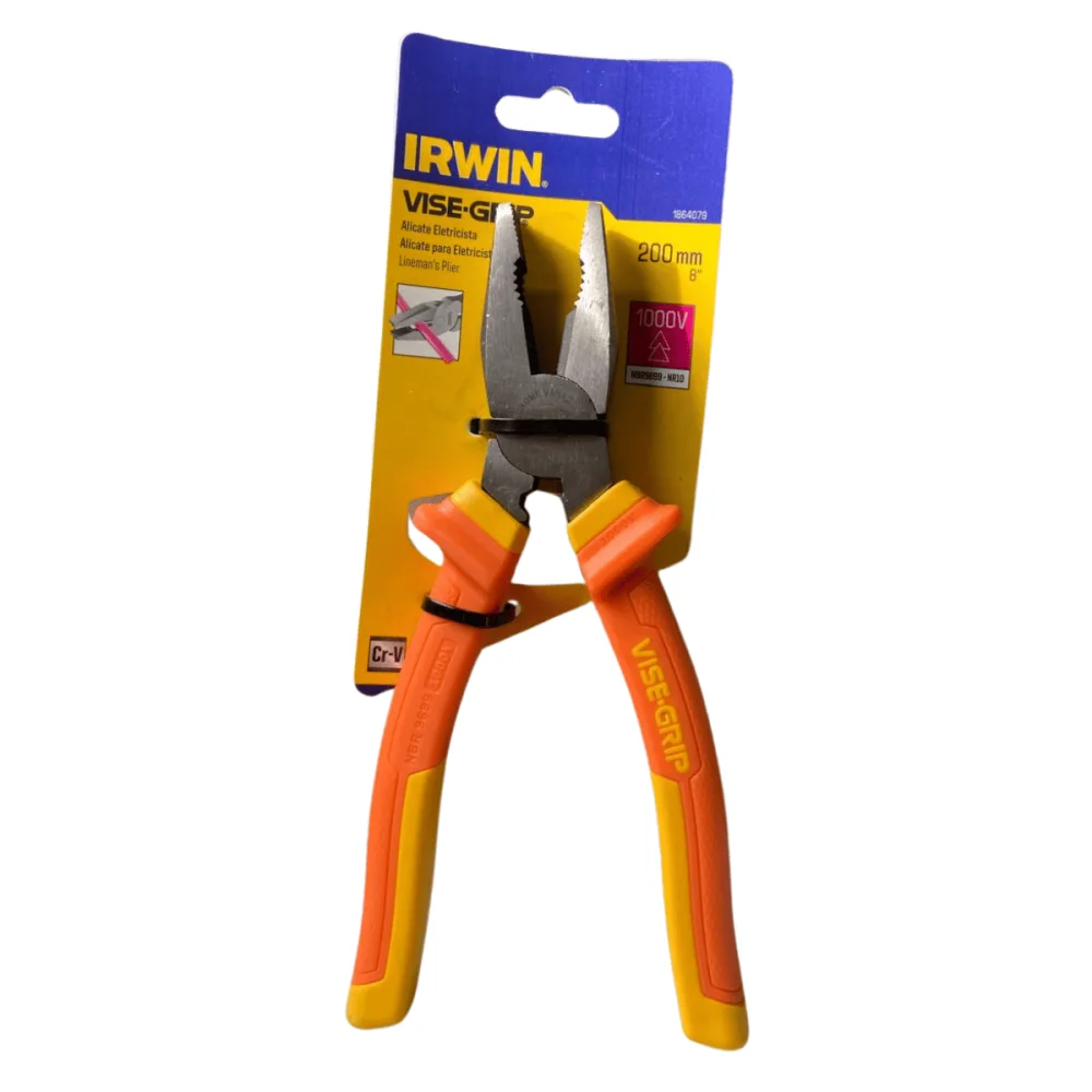 Alicate Eletricista 8" Vise Grip 1000v Irwin