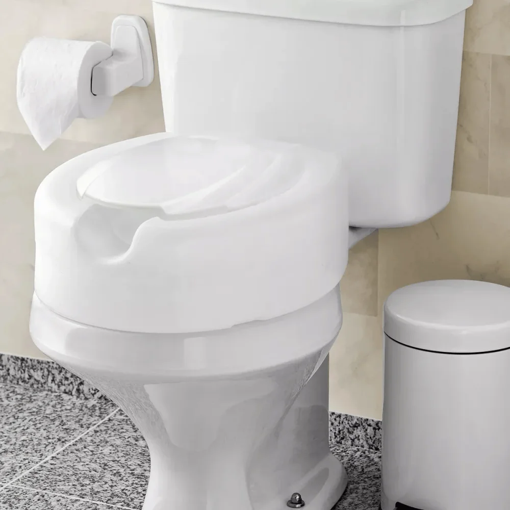 Assento Elevado P/ Vaso Sanitário 13,5cm Branco Soft Mebuki