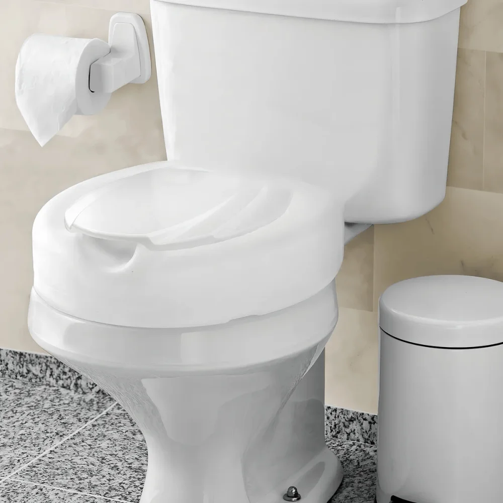 Assento Elevado P/ Vaso Sanitário 7,5cm Branco Soft Mebuki