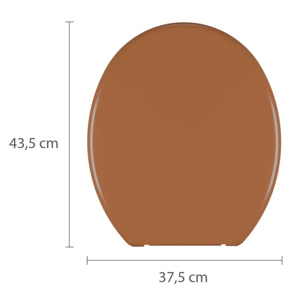 Assento Sanitário Oval Soft Caramelo 2 Astra