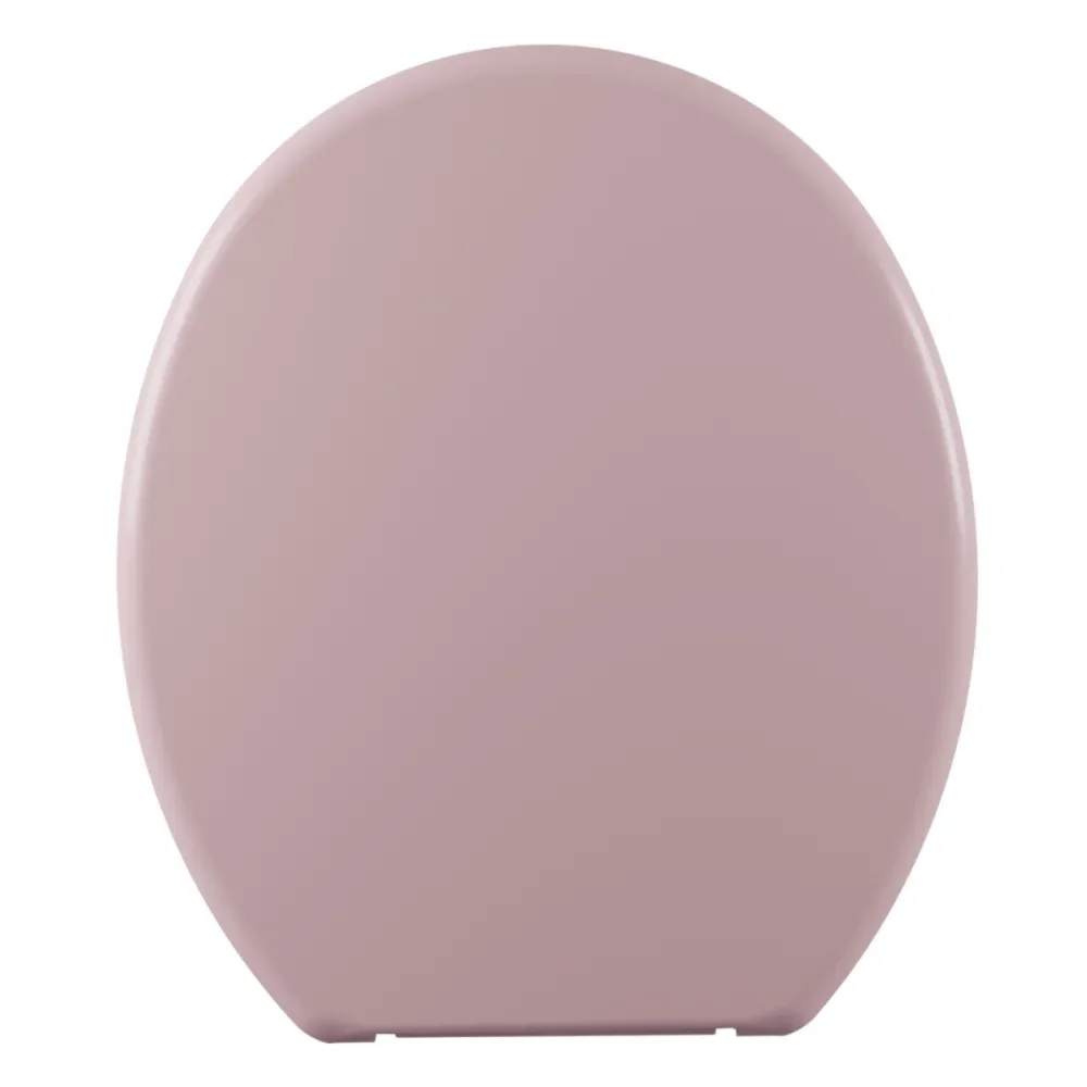 Assento Sanitário Oval Soft Rosa 1 Astra