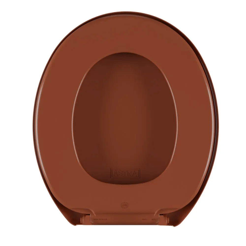 Assento Sanitário Oval Soft Caramelo 1 Astra