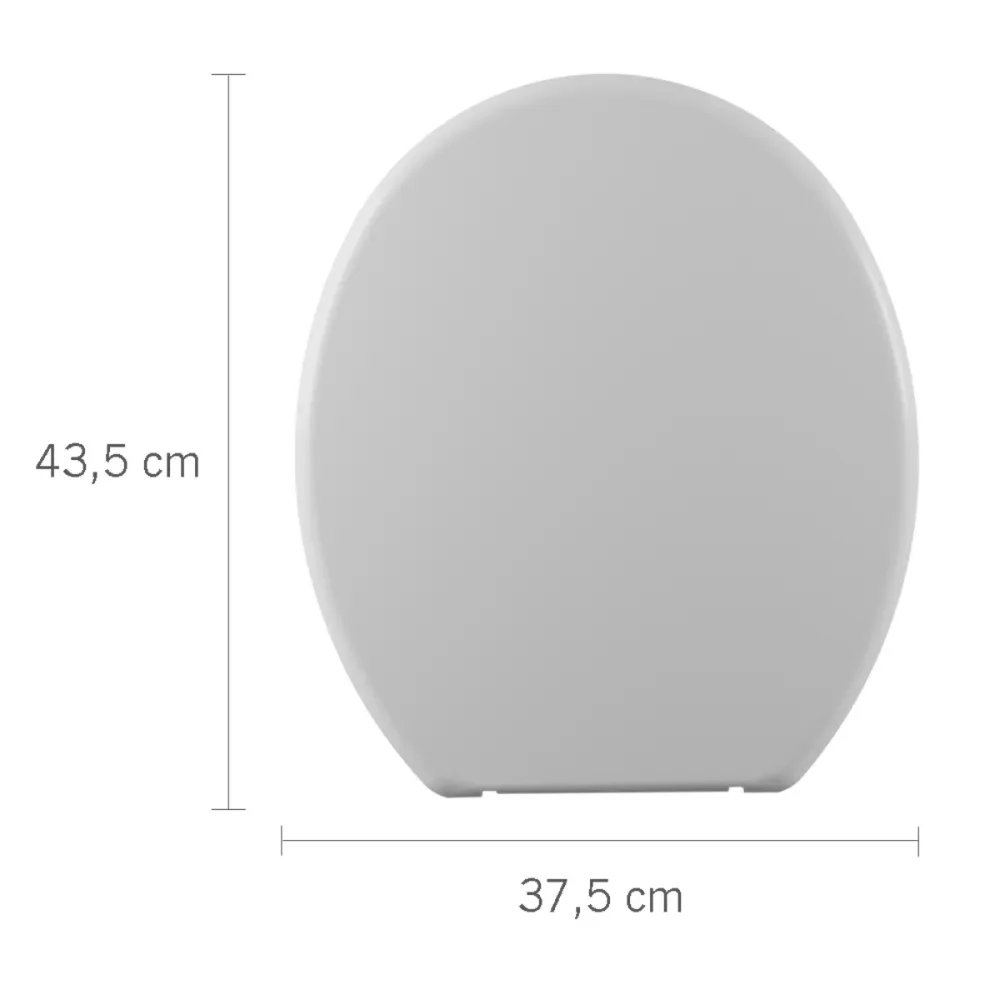 Assento Sanitário Oval Soft Branco Astra