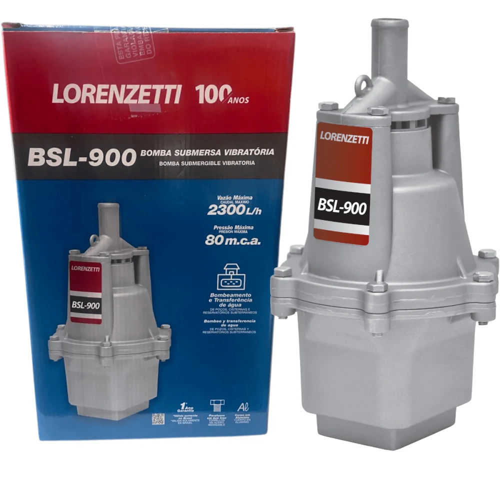 Bomba Submersa Vibratória BSL-900 Lorenzetti