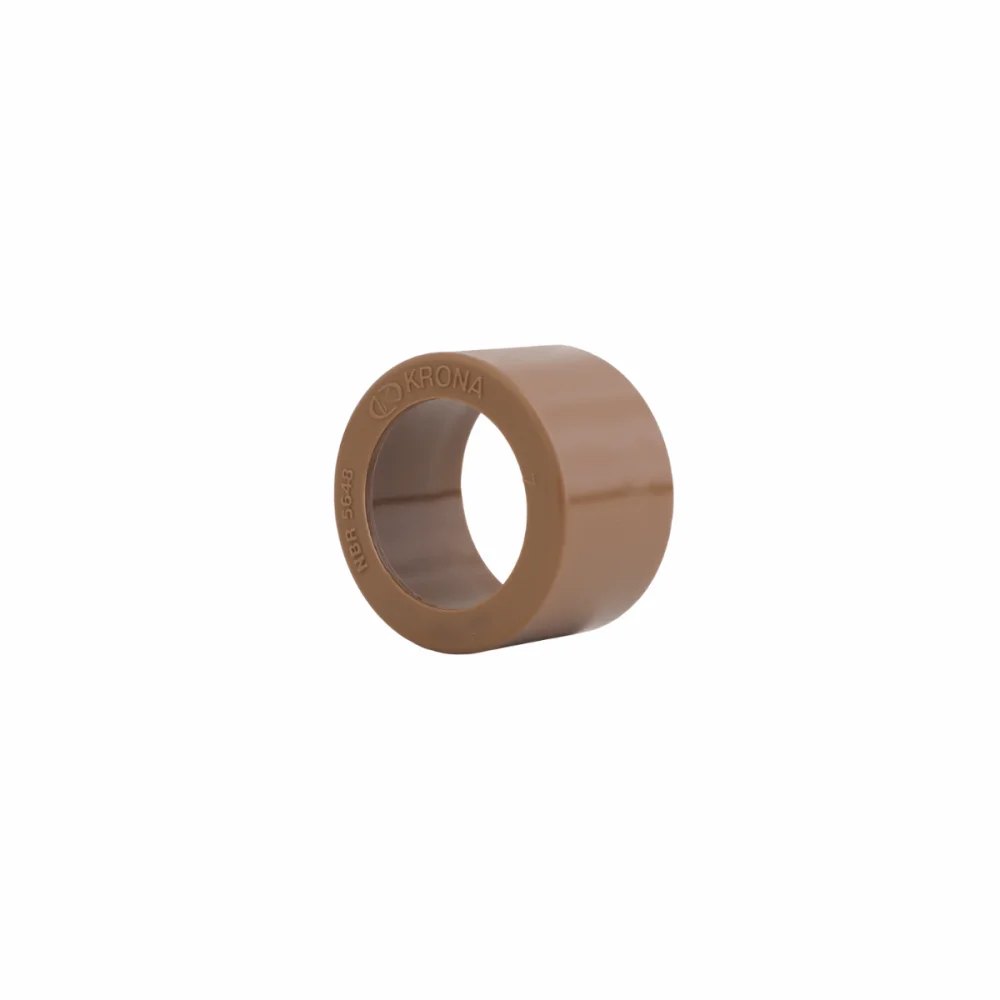 Bucha De Redução Curta Soldável PVC Marrom 60x50 Krona