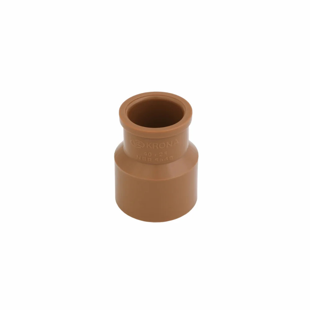 Bucha De Redução Longa Soldável PVC Marrom 40x25 Krona
