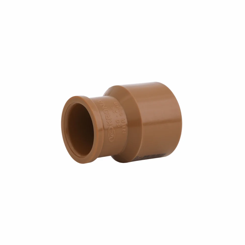 Bucha De Redução Longa Soldável PVC Marrom 40x25 Krona