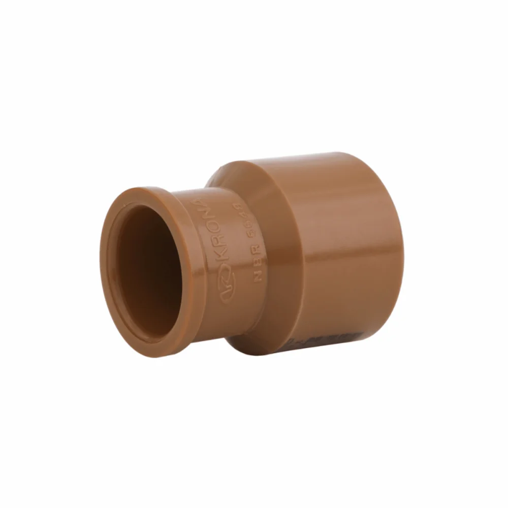 Bucha De Redução Longa Soldável PVC Marrom 50x32 Krona