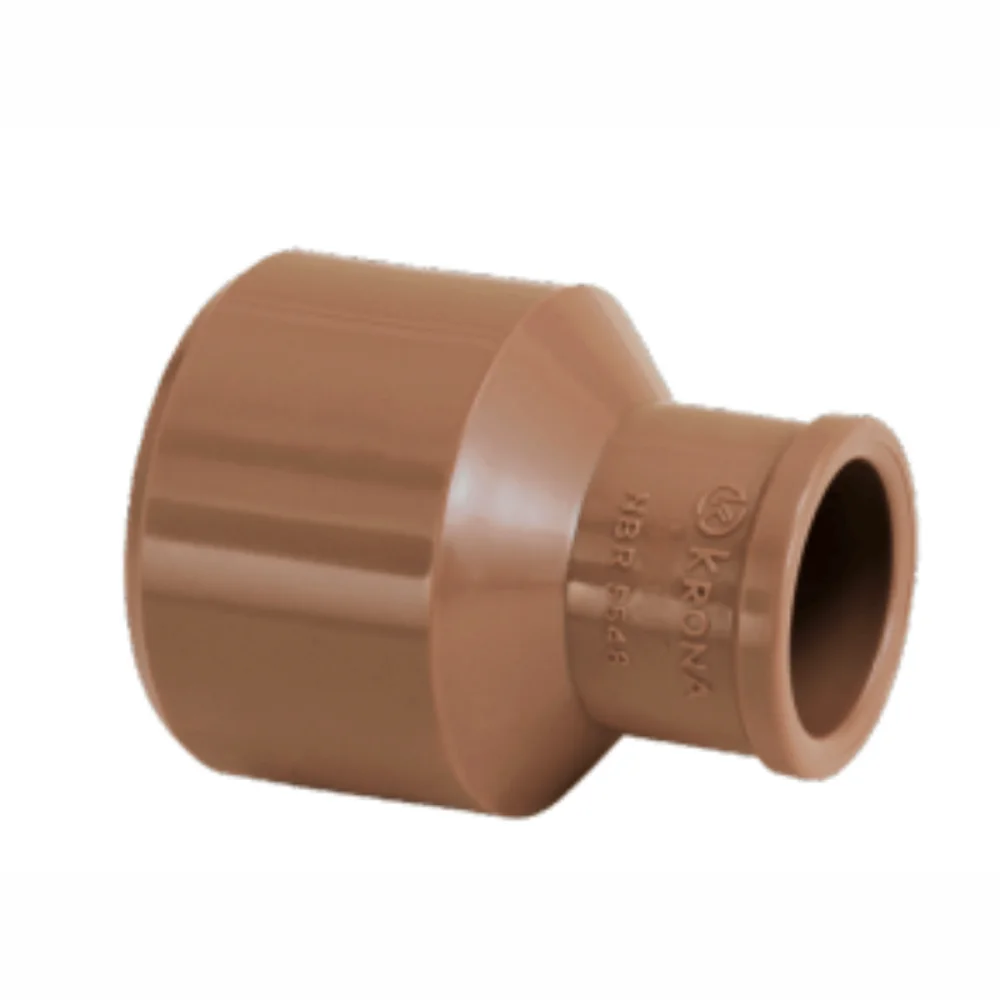 Bucha De Redução Longa Soldável PVC Marrom 60x25 Krona