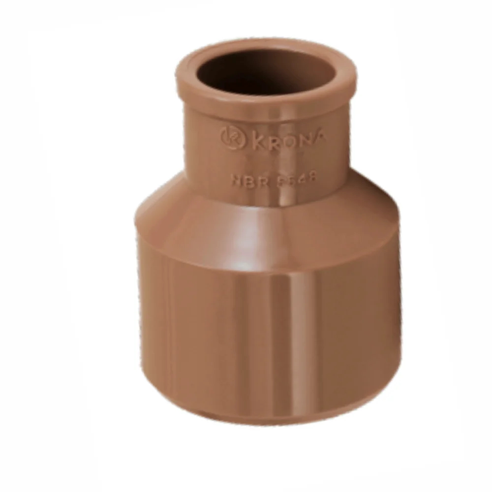 Bucha De Redução Longa Soldável PVC Marrom 60x32 Krona