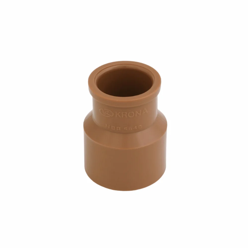 Bucha De Redução Longa Soldável PVC Marrom 60x40 Krona