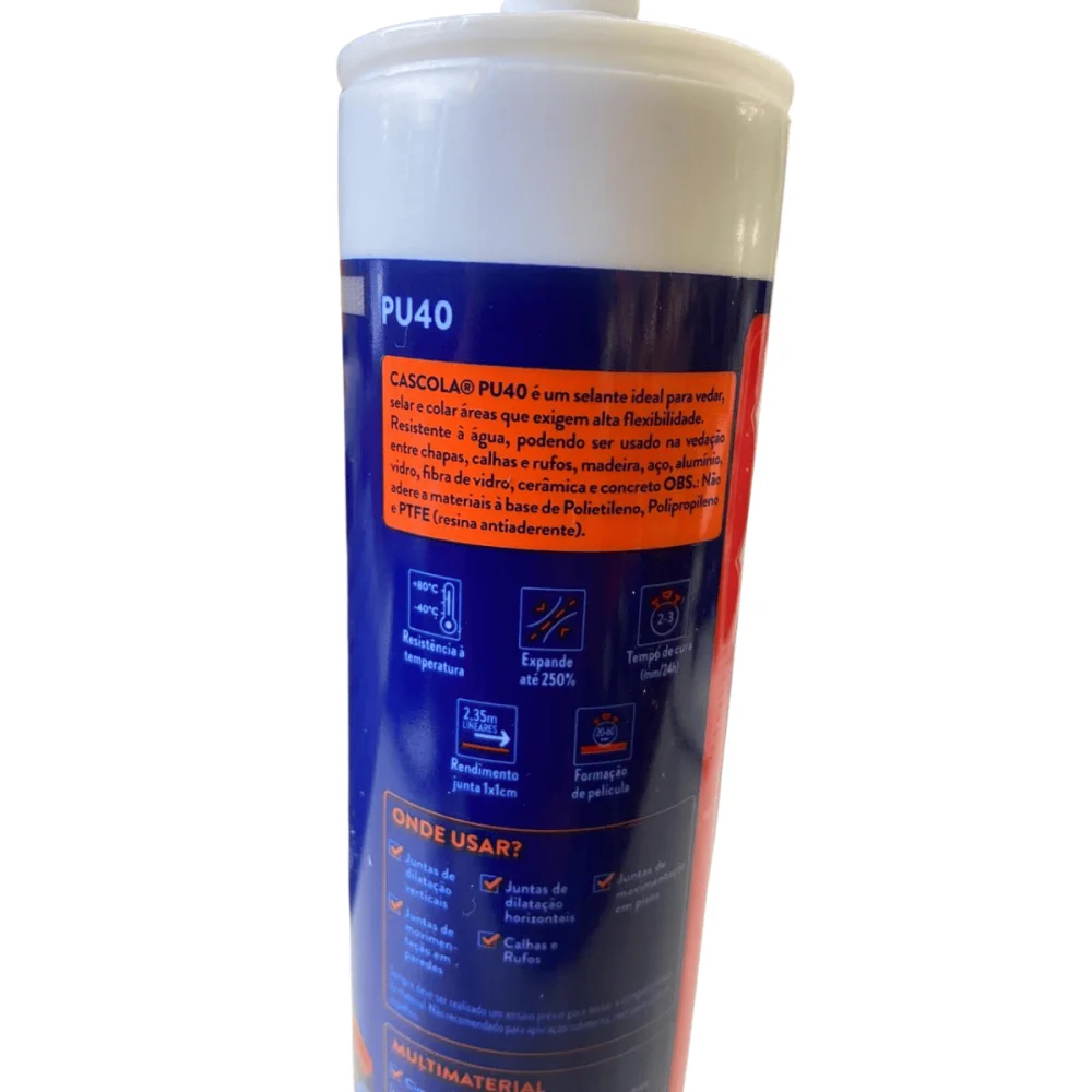 PU 40 Selante Adesivo Cinza 380g Cascola