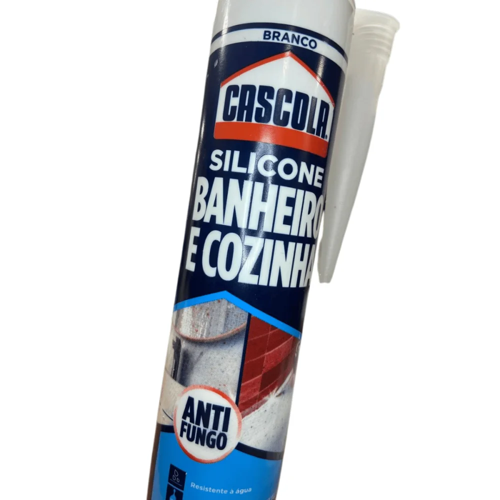 Silicone Banheiro e Cozinha Branco 280g Cascola