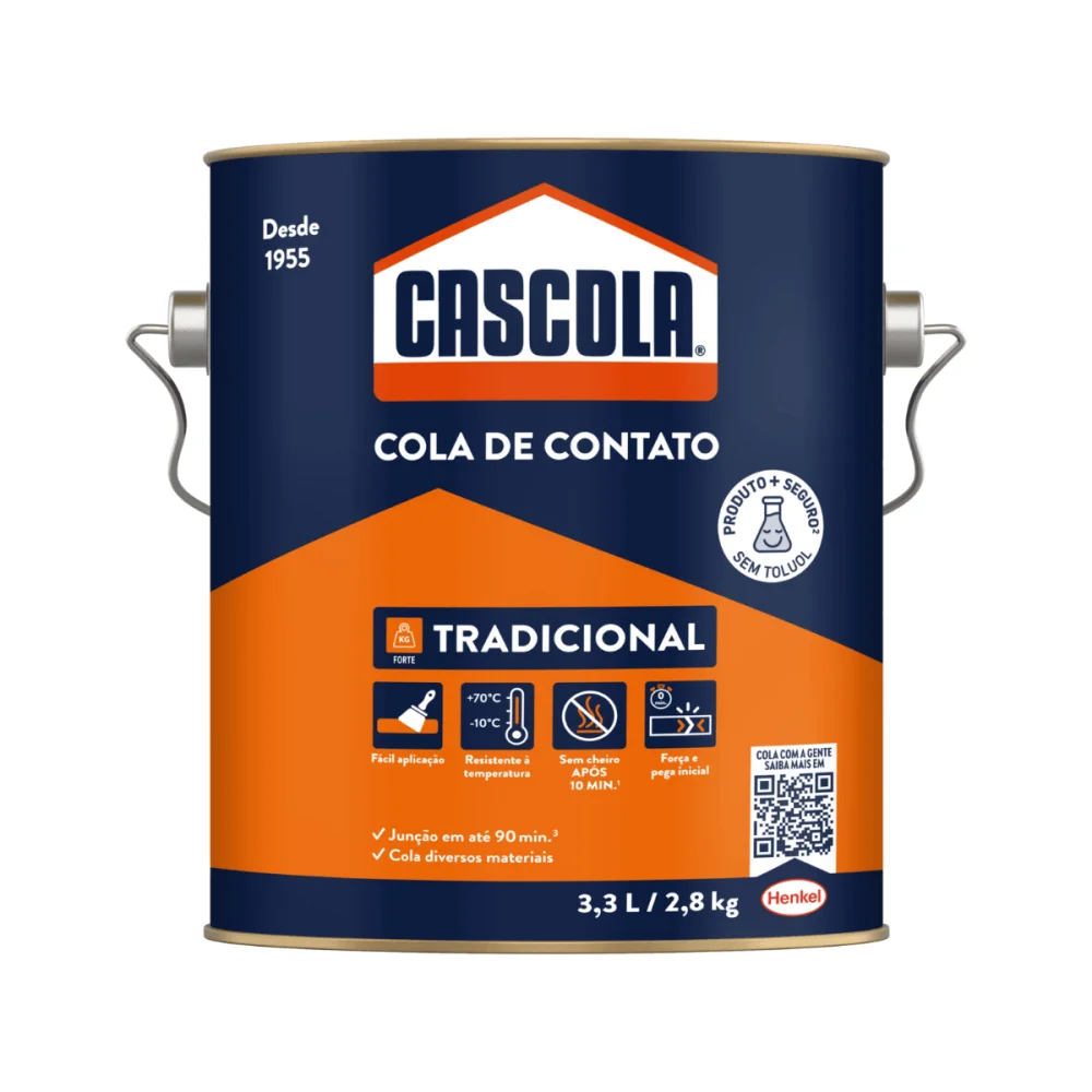 Adesivo de Contato Cascola 2,8Kg S/ Toluol Henkel