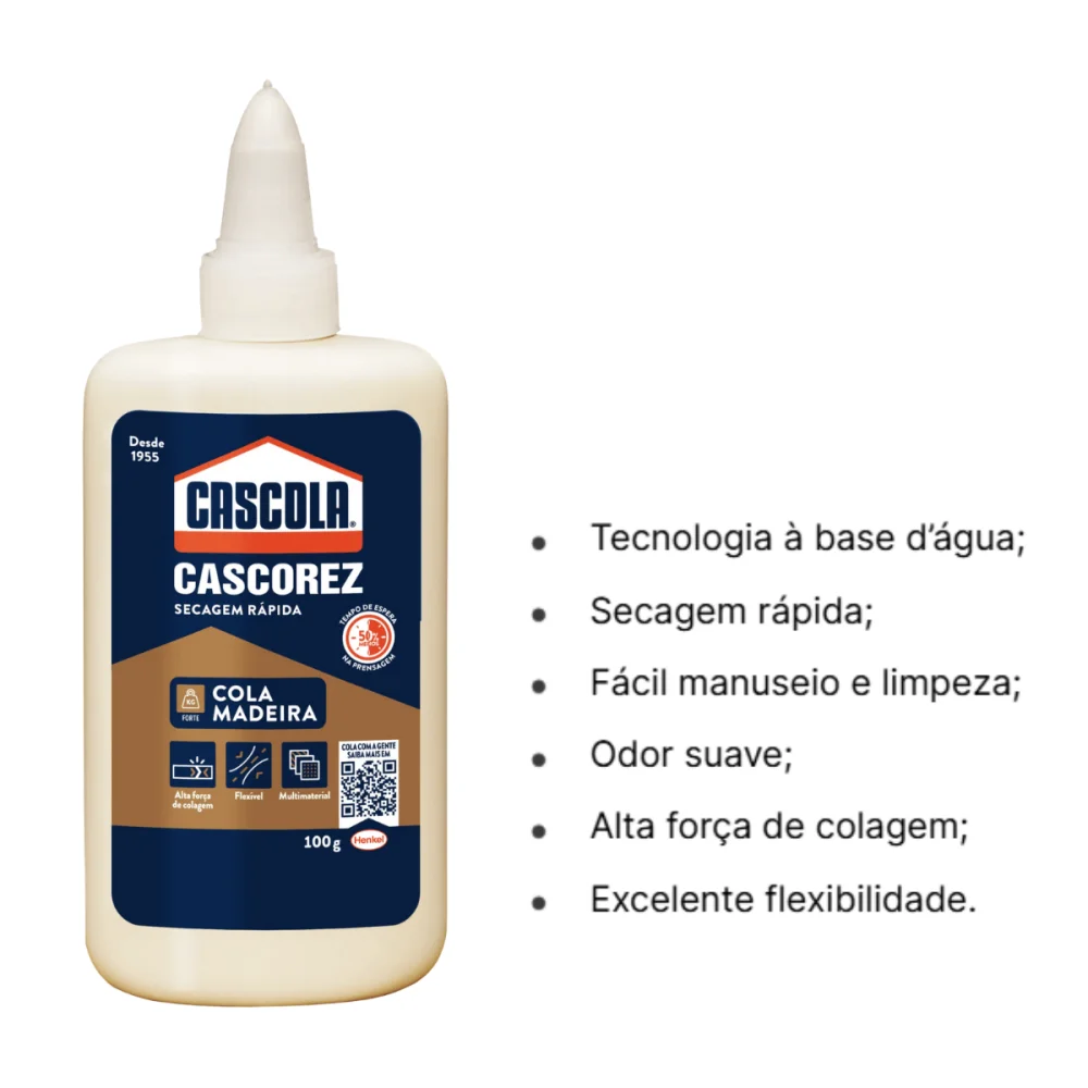 Cola Para Madeira Cascorez 100g Cascola