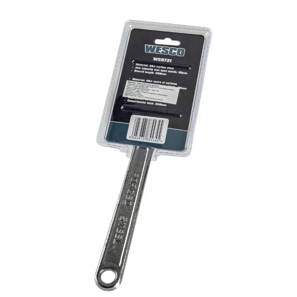 Chave Inglesa Ajustável 10" - 250mm WS9720 Wesco