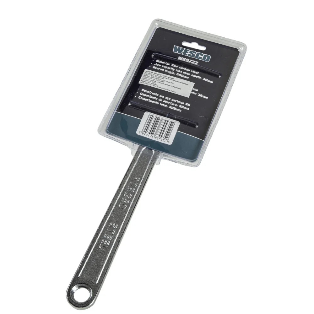 Chave Inglesa Ajustável 12" - 300mm WS9722 Wesco