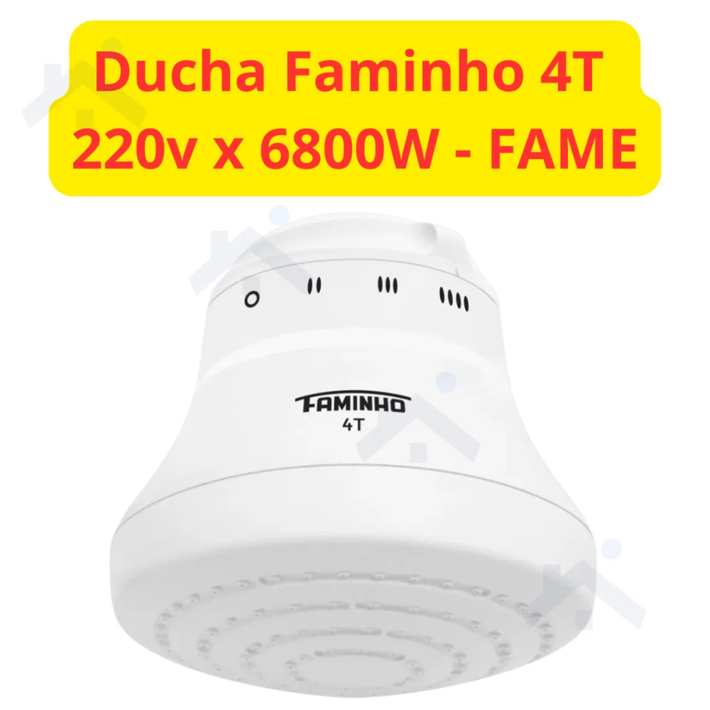 Chuveiro Elétrico Ducha Faminho 4T 6800W 220v Fame