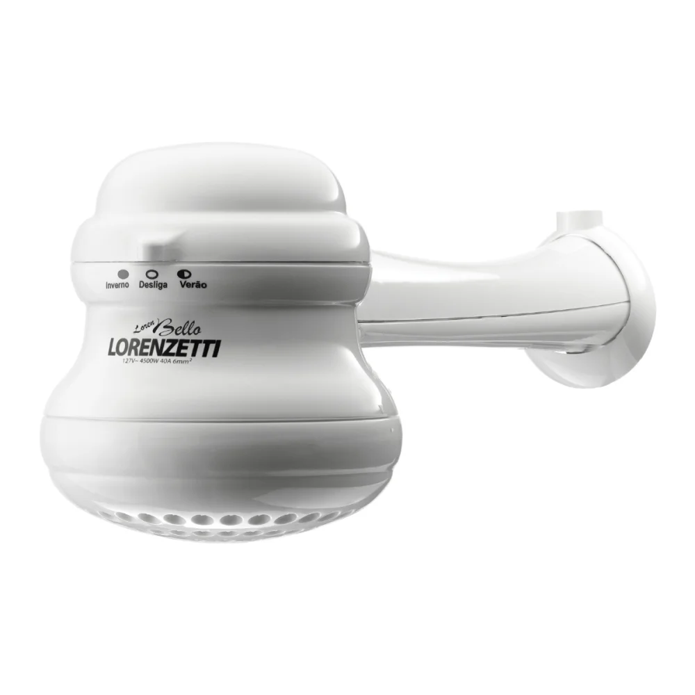 Chuveiro Elétrico Loren Bello C/ Cano Branco 220v 5500w Lorenzetti