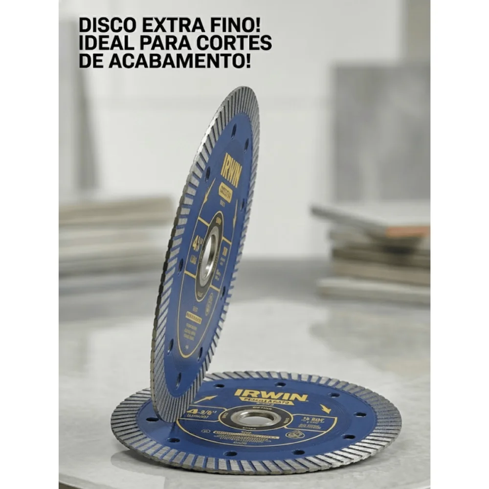 Disco Diamantado Turbo Porcelanato 110x20mm Irwin