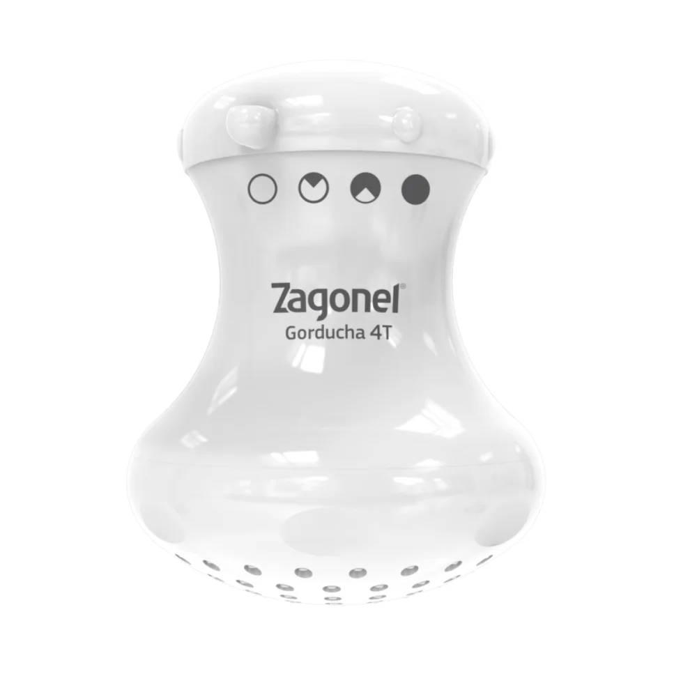 Chuveiro Gorducha 4 Temperaturas 5700W x 220V Branco Zagonel