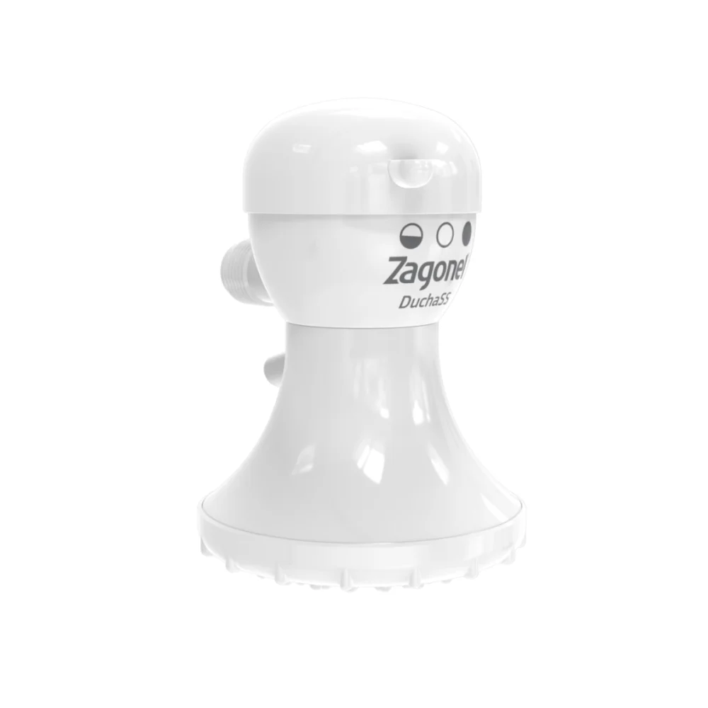 Chuveiro Ducha SS 3 Temperaturas 5200W x 220V Branco Zagonel