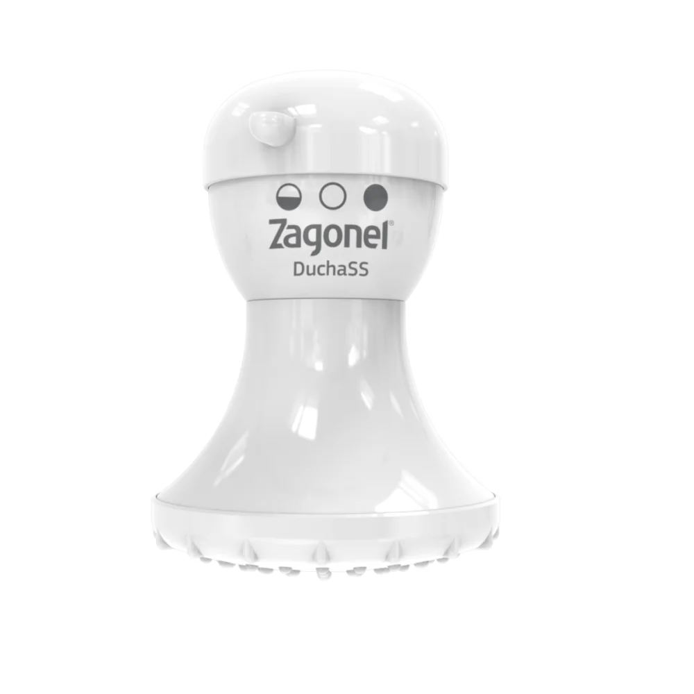 Chuveiro Ducha SS 3 Temperaturas 5200W x 220V Branco Zagonel