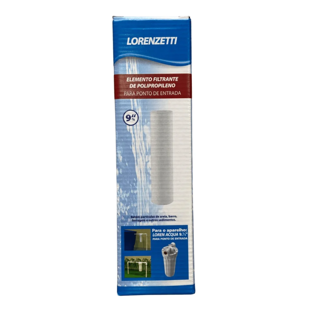 Elemento Filtrante Loren Acqua 9.3/4" Ponto de Entrada Lorenzetti