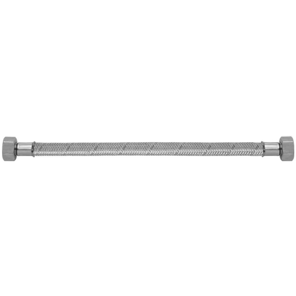 Engate Flexível De Aço Inox 40cm Femea e Femea 1/2" Blukit