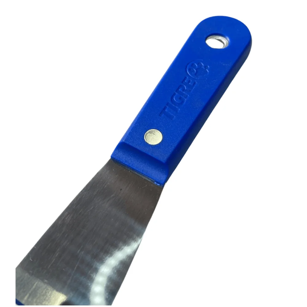 Espátula de Aço Polido 1.1/2" (38,1mm) Cb Plástico Ref.2151 Tigre