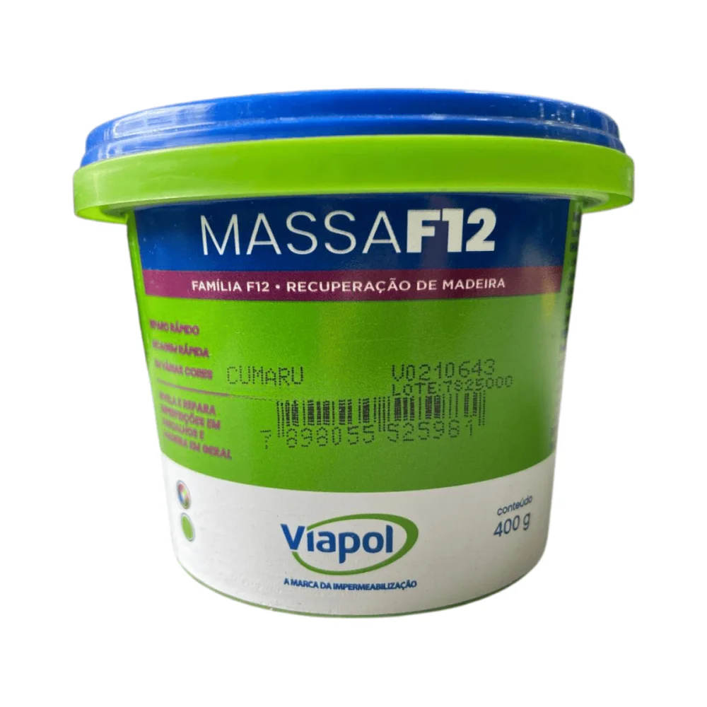 Massa F12 Cumaru 400g Viapol